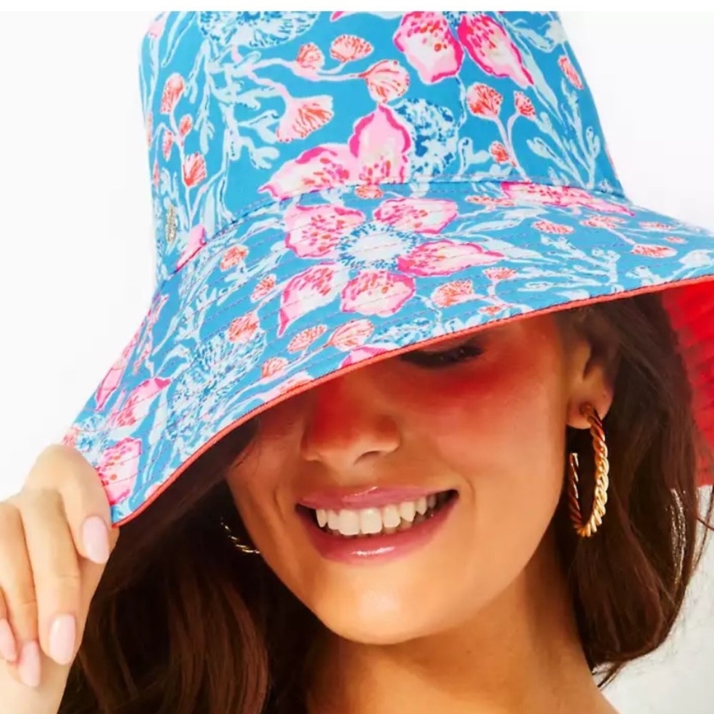 Lilly Pulitzer GWP sun hat reversible